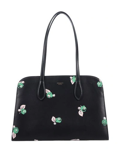 Shop Rochas Handbag In Black