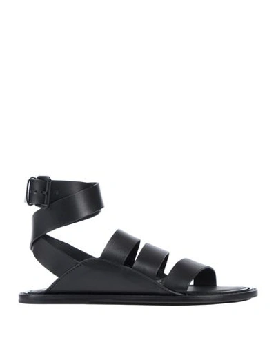 Shop Ann Demeulemeester Sandals In Black