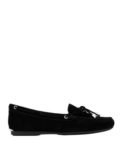 Shop Michael Michael Kors Loafers In Black