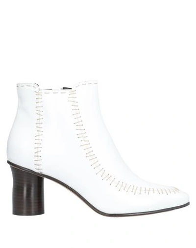 Shop Jw Anderson Ankle Boots In White