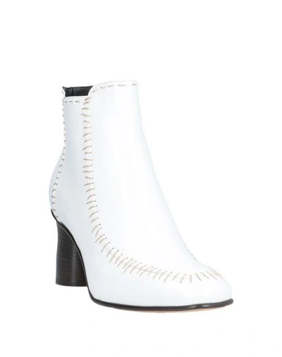 Shop Jw Anderson Ankle Boots In White