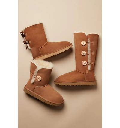 Shop Ugg Bailey Button Ii Boot In Eucalyptus Spray Suede