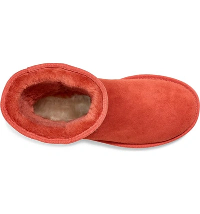 Shop Ugg Classic Ii Genuine Shearling Lined Short Boot In Terracotta Suede