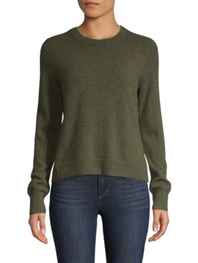 Shop Naadam Open-back Cashmere Sweater In Olive