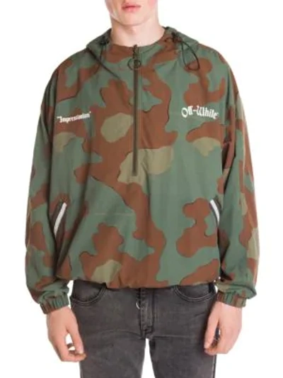 Shop Off-white Camouflage Windbreaker Jacket