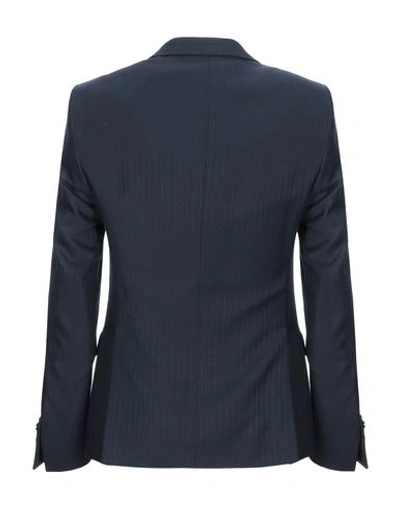 Grey Daniele Alessandrini Suit Jackets In Dark Blue