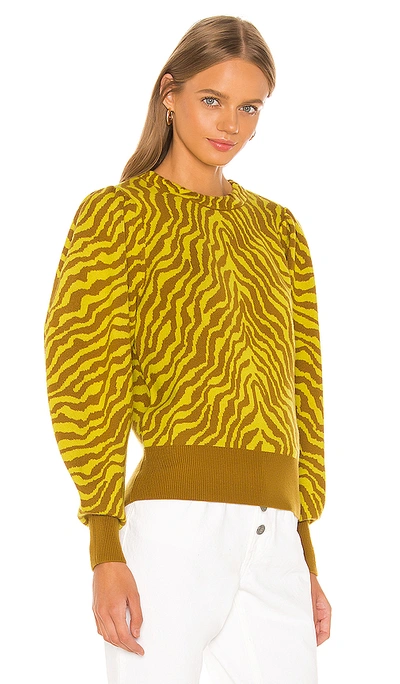 Shop Ulla Johnson Massey Pullover In Citrine