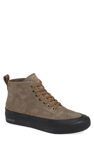 Shop Seavees Mariners Waterproof Sneaker Boot In Dark Coffee Suede