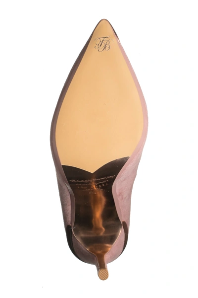 Shop Ted Baker Kawaa Pointed Toe Suede Pump In Light Pink