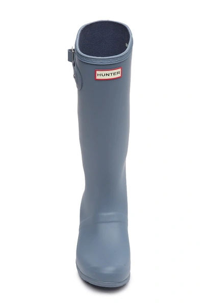 Shop Hunter Tour Packable Waterproof Rain Boot In Gull Grey