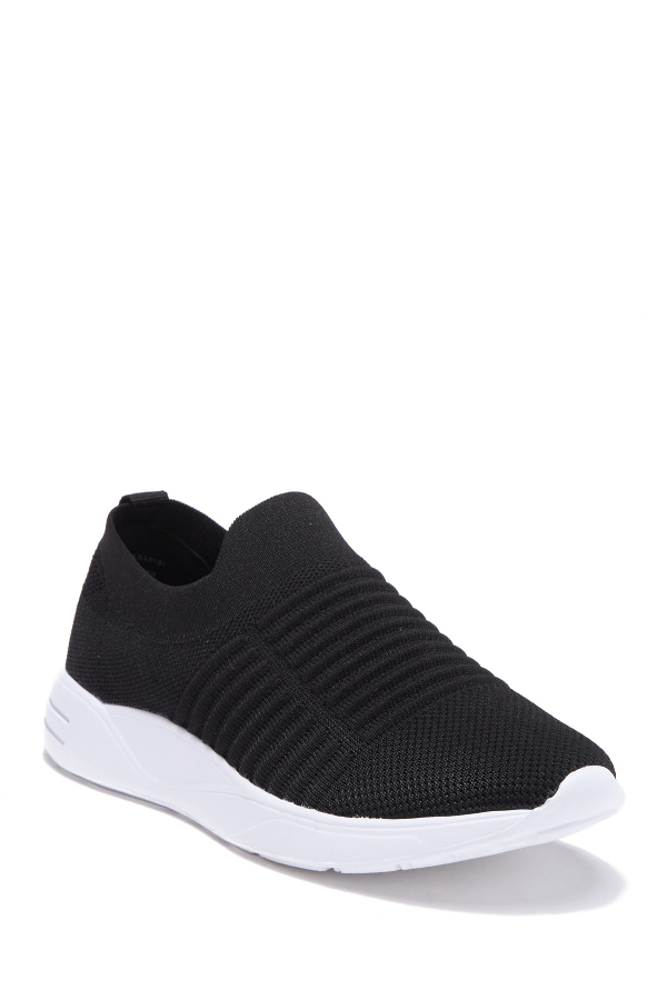 black steve madden slip on sneakers