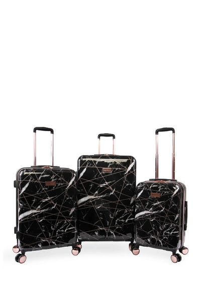 Juicy Couture Vivian 3-pc. Hardside Spinner Luggage Set NOT APPLICABLE,  Color: Black Marble Web - JCPenney