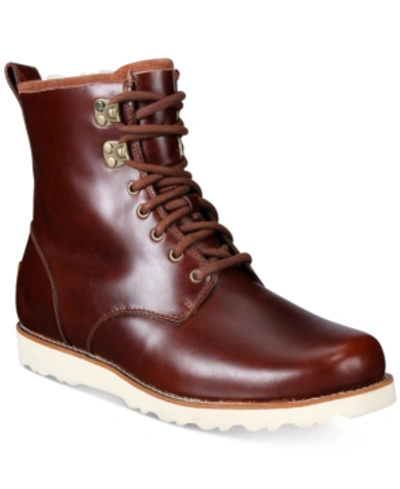 Shop Ugg Men's Hannen Tl Boots Men's Shoes In Cordovan