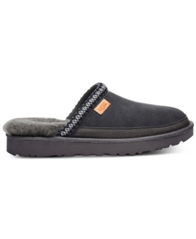 Shop Ugg Tasman Slip-on Mule Slippers Men's Shoes In Dark Grey