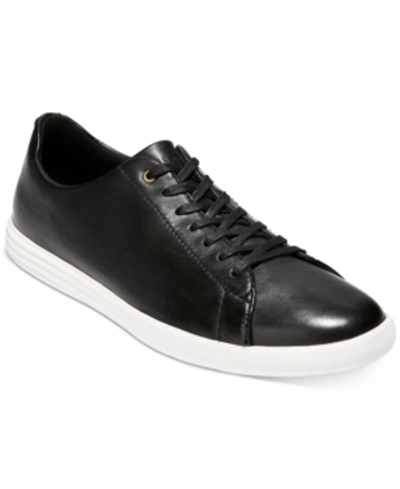 Shop Cole Haan Men's Grand Crosscourt Ii Sneaker Men's Shoes In Black/white