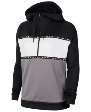 nike therma half zip training hoodie