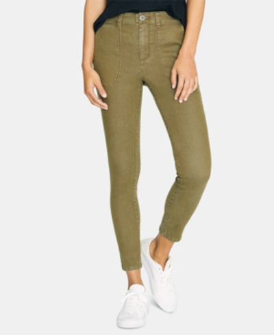 Shop Sanctuary Palmer Chino Skinny Pants In Greenstone