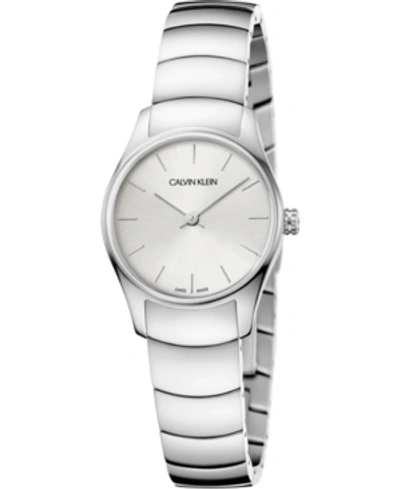 Shop Calvin Klein Women's Classic Too Stainless Steel Bracelet Watch 24mm