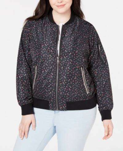Shop Levi's Trendy Plus Size Melanie Bomber Jacket In Rose Bud