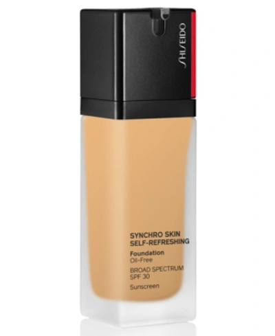 Shop Shiseido Synchro Skin Self-refreshing Foundation, 1.0 oz In 340 Oak