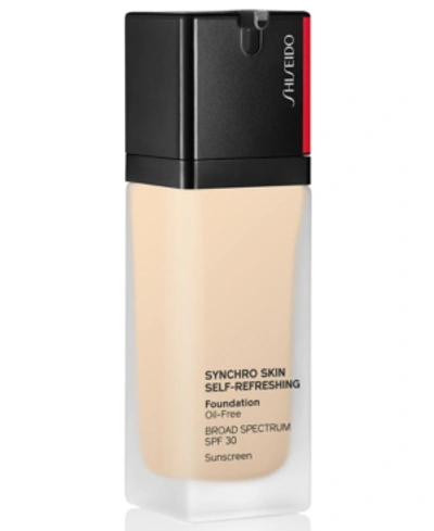 Shop Shiseido Synchro Skin Self-refreshing Foundation, 1.0 oz In 120 Ivory