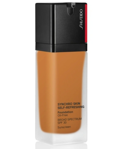 Shop Shiseido Synchro Skin Self-refreshing Foundation, 1.0 oz In 430 Cedar