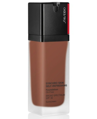 Shop Shiseido Synchro Skin Self-refreshing Foundation, 1.0 oz In 540 Mahogany