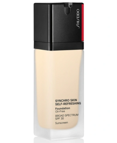 Shop Shiseido Synchro Skin Self-refreshing Foundation, 1.0 oz In 110 Alabaster