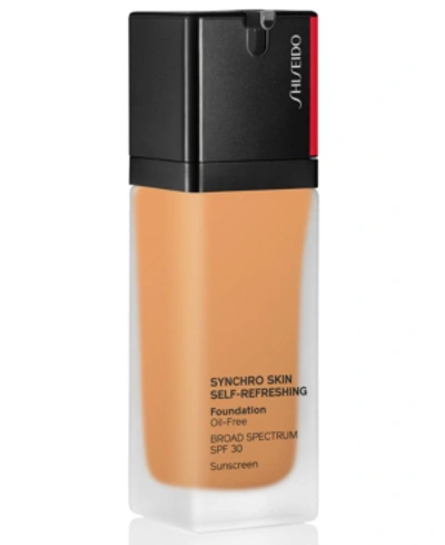 Shiseido Synchro Skin Self-refreshing Foundation Spf 30 410 - Sunstone 1.0 oz/ 30 ml In 410 Sunstone