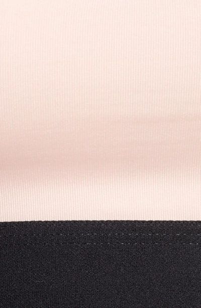 Shop Nike 'pro Classic' Dri-fit Padded Sports Bra In Echo Pink/ Black/ Black