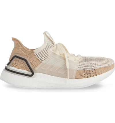 Shop Adidas Originals Ultraboost 19 Running Shoe In Chalk White/ Pale Nude/ Black