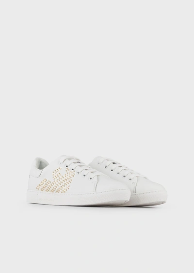 Shop Emporio Armani Sneakers - Item 11773635 In White