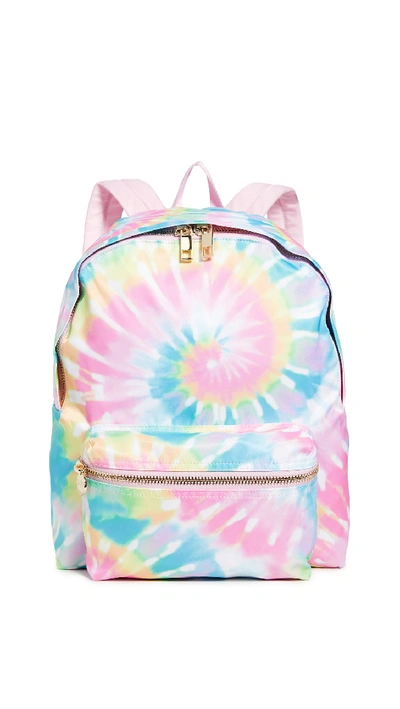 Stoney Clover Lane, Bags, Stoney Clover Lane Tie Dye Backpack With  Flamingo And Soccer Ball Patches