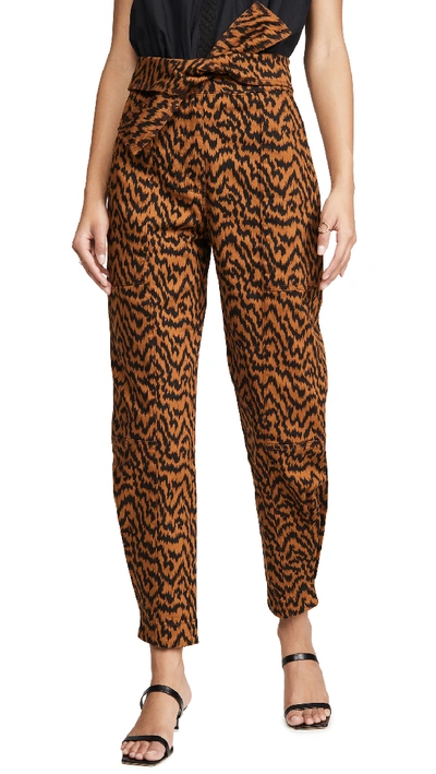 Shop Ulla Johnson Storm Jeans In Ikat Zebra