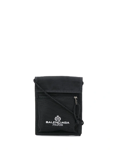 Shop Balenciaga Explorer Pouch In Black