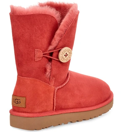 Shop Ugg Bailey Button Ii Boot In Terracotta Suede
