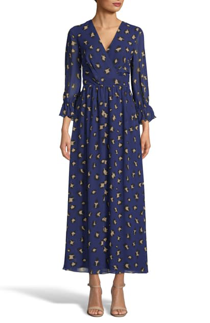 tahari leopard dress