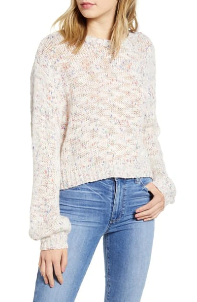 Shop Cupcakes And Cashmere Arnhem Speckle Sweater In Oatmeal
