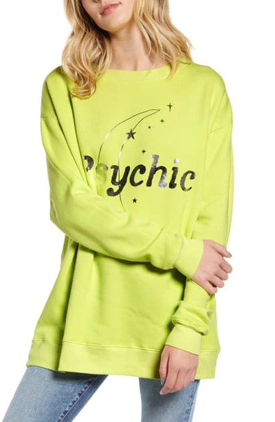 Shop Wildfox Psychic Road Trip Sweatshirt In Electric