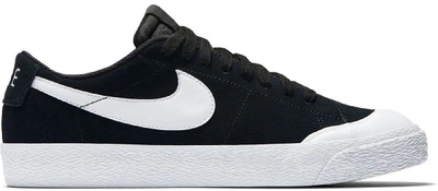Pre-owned Nike Sb Zoom Blazer Low Xt Black White In Black/white-gum Light  Brown | ModeSens