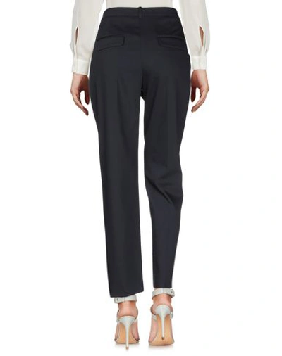 Shop Jil Sander Casual Pants In Dark Blue