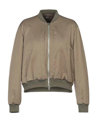 Shop Jil Sander Jackets In Military Green