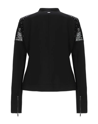 Shop Armani Exchange Jacket In Black