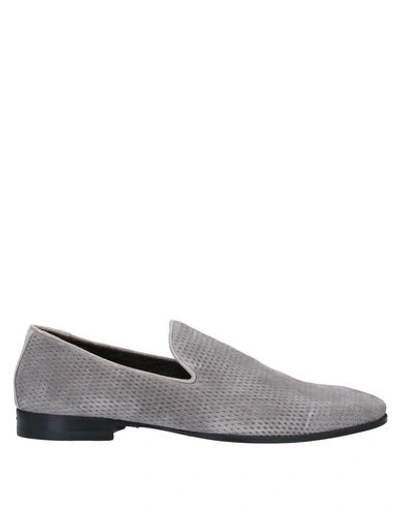 Shop Ortigni Loafers In Grey