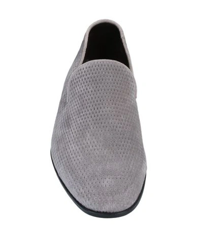 Shop Ortigni Loafers In Grey