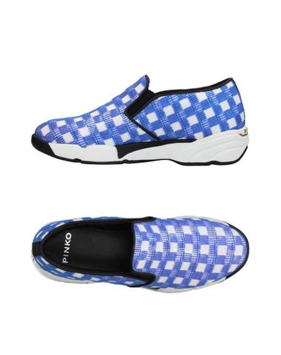 Shop Pinko Sneakers In Bright Blue