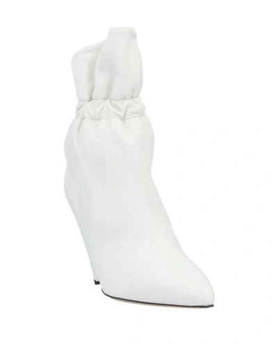 Shop Isabel Marant Ankle Boot In Ivory