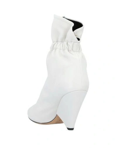 Shop Isabel Marant Ankle Boot In Ivory