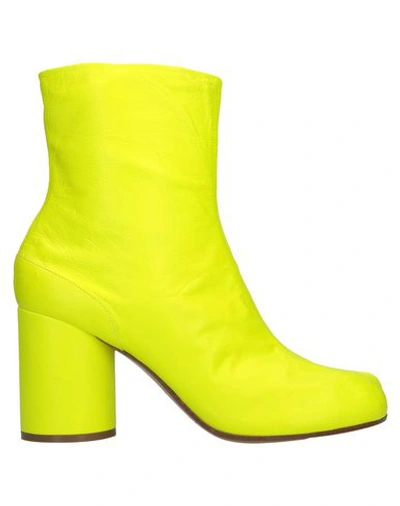 Shop Maison Margiela Ankle Boot In Yellow