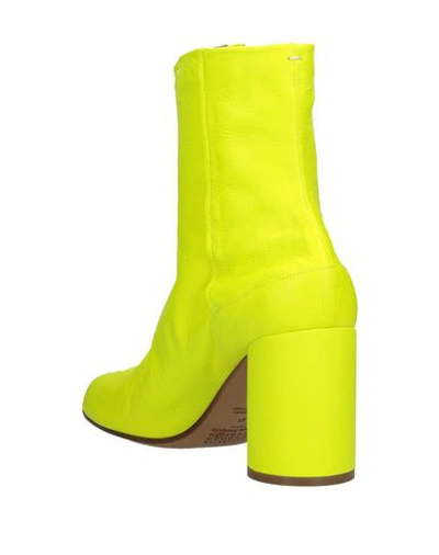 Shop Maison Margiela Ankle Boot In Yellow